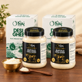 Phulka Premium Buffalo Desi Ghee Twin Pack: two 1 kg jars with boxes