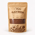 Phulka Flax Seeds (Alsi) 250g kraft pouch, front - Natural Source of Goodness