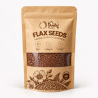 Phulka Flax Seeds (Alsi) 250g kraft pouch, front - Natural Source of Goodness